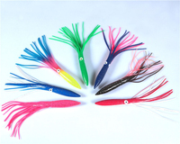 NOUVEAU 30cm 39g Jupes de pêche en silicone lumineuses pour leurres, couleurs assorties, appâts souples artificiels pour jigging, matériel de pêche