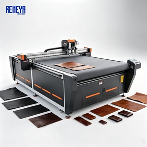 Machine de découpe de cuir innovante REMEYA, précise et économique, pour une découpe numérique avec tolérance d'épaisseur automatique et une propreté optimale. - Product Image 1