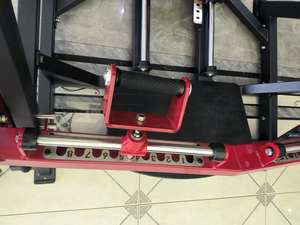 Équipement de fitness professionnel multifonctionnel commercial, machine à rames <span class=keywords><strong>double</strong></span> linéaire réglable et sécurisée pour la musculation et l'entraînement des jambes - Product Image 4