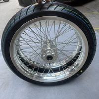 Ruedas SuperMoto para Motocicleta Surron Light Bee Talaria Supermotos LBX Nuevas Delanteras/Traseras Cromadas Plateadas 70/90-17 90/80-17 17 Pulgadas