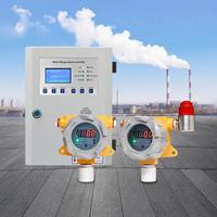 Détecteur de fuite de gaz combustible fixe avec capteur importé de haute précision pour une utilisation en cuisine, alarme sonore et lumineuse