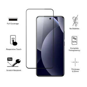 Protector de pantalla 9H para teléfono móvil, cobertura total con pegamento en el borde, para Redmi Note 15 Pro <span class=keywords><strong>4G</strong></span>, vidrio templado - Product Image 3