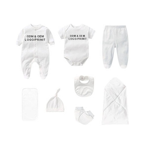 Ragazza ragazzo doccia <span class=keywords><strong>0</strong></span>-3 <span class=keywords><strong>mesi</strong></span> 100% cotone pagliaccetto vestito neonato neonato <span class=keywords><strong>vestiti</strong></span> regalo bambino Set di abbigliamento per bambini - Product Image 1