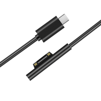Pour Microsof Surface Pro 4 6 5 3 Go chargeur alimentation Type C DC PD câble de charge rapide 15V 3A pour Surface Pro 3/4/5/6/GO