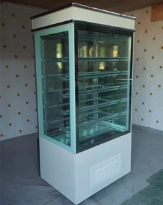 220V dọc cupcake bánh <span class=keywords><strong>Showcase</strong></span> nhiệt độ duy nhất Thiết bị làm lạnh Led tủ đông tủ lạnh cho bánh hiển thị làm mát - Product Image 4