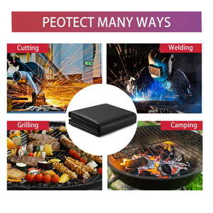 Tapete de Silicona Reutilizable de Doble Cara para Fogatas, Certificado CE, Grosor de 0.5mm/0.8mm, para Usar en Fogatas, Parrillas, Protección de Terrazas, Fácil de Usar - Product Image 4