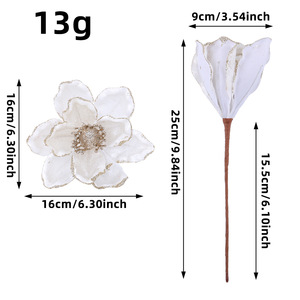 Guirlande <span class=keywords><strong>de</strong></span> Noë<span class=keywords><strong>l</strong></span> <span class=keywords><strong>de</strong></span> luxe à 3 couches avec des roses au toucher réel et une base en rotin pour la décoration murale - Product Image 4