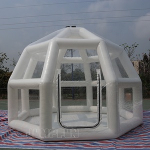 5m de diámetro aire apretado 0 burbuja cúpula <span class=keywords><strong>2021</strong></span> nuevo transparente 0 tienda aire sellado Marco de tubo de tienda - Product Image 5