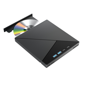 Unidad <span class=keywords><strong>Blu</strong></span> <span class=keywords><strong>Ray</strong></span> externa <span class=keywords><strong>de</strong></span> escritorio <span class=keywords><strong>para</strong></span> computadora portátil todo en uno, cuatro puertos USB, interfaz tipo C, <span class=keywords><strong>lector</strong></span> <span class=keywords><strong>de</strong></span> tarjetas SD TF optimizado <span class=keywords><strong>para</strong></span> unidades ópticas - Product Image 1