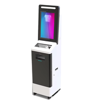 Kiosco de Pago de Autoservicio con Pantalla Táctil, Lector de Tarjetas de Crédito RFID y QR, Reciclador de Monedas y Billetes para Hoteles, con SDK