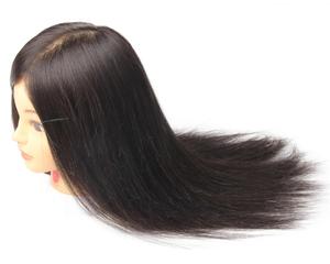 Migliore Qualità di Formazione Femminile Mannequin <span class=keywords><strong>Testa</strong></span> Con Capelli Naturali <span class=keywords><strong>In</strong></span> Vendita - Product Image 3
