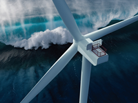 8MW 10MW 16MW éoliennes générateur éolien intelligent système de production d'énergie éolienne pour la mer