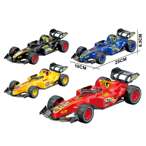 Ce/EN71 Chứng Nhận <span class=keywords><strong>F1</strong></span> Racer ABS Nhựa Xe Đồ Chơi Quy Mô 1:18 Kéo Trở Lại Hành Động Theo Dõi Ánh Sáng Âm Thanh 3 * Ag13 Pin Cho Trẻ Em USA/EU - Product Image 5