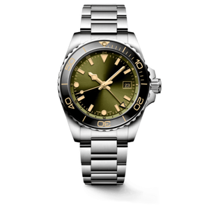 Reloj Deportivo de Buceo Automático Mecánico con Bisel Giratorio y Brazalete de Acero Inoxidable para Hombre Longinesing - Product Image 1
