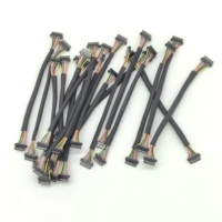 Kabel Rakitan Terminal HRS DF53-14P-0.6C, Kawat Kecil 0.6mm untuk Sambungan Crimp Papan