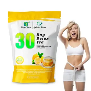 Best 30 Days Detox herbal slimming tea 100% safe without side effects private label slimming tea weight loss