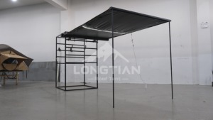 Auvent de <span class=keywords><strong>voiture</strong></span> en aluminium à 90 degrés, toile Oxford 420D à ombrage total, coins renforcés, 6 tailles, pieds réglables, OEM - Product Image 5