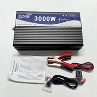 Convertisseur d'énergie solaire pour voiture 12V 24V 48V 60V DC AC 110V 220V à onde sinusoïdale pure 3000W 4000W 5000W avec écran LCD NFC et fréquence de sortie 50/60 Hz