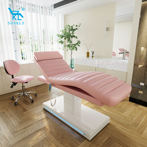 SONKLY Cama de pestañas de lujo Muebles de salón de belleza Silla de belleza eléctrica Cama de mesa de masaje facial - Product Image 4
