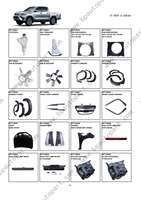 TABLEAU DE BORD GRIS pour Toyota VIGO 2005-2014 TABLEAU DE BORD Toyota Hilux