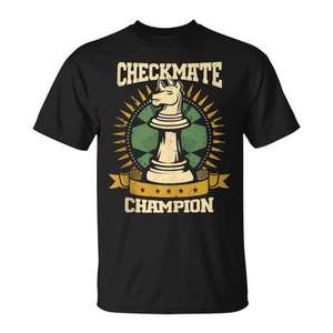 Camiseta Checkmate Champion Chess para entusiastas - Product Image 1