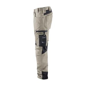 BLAKLADER - 155618602799C152 Pantalones sin bolsillos para clavos Stone/Black - EAN 7330509594070 PANTALONES DE TRABAJO DE CARGA - Product Image 5