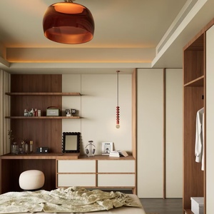 Meubles <span class=keywords><strong>de</strong></span> chambre <span class=keywords><strong>à</strong></span> coucher BALOM <span class=keywords><strong>de</strong></span> style moderne, placard sur mesure avec commode, placard en contreplaqué MDF, certifié CE, prêt <span class=keywords><strong>à</strong></span> assembler - Product Image 1