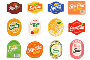 Tùy Chỉnh Chai Nước Hai Mặt Tự Dính Thực Phẩm Sticker Giấy Không Thấm Nước Vinyl Nhãn In Ấn Nước Trái Cây Chai Nước Giải Khát Sticker - Product Image 6