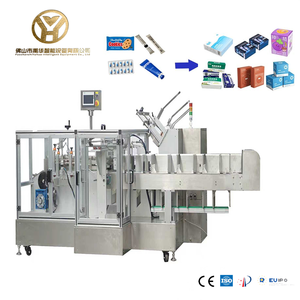 Máquina Automática para Doblar Cajas de Cartón YH con Certificación CE, 100 <span class=keywords><strong>Bpm</strong></span>, Máquina Empacadora de Cajas de Alta Velocidad - Product Image 1