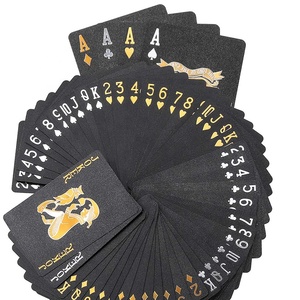 Amazon hot sale Good flexibility Gift Poker Cards Plastic Waterproof Playing Deck of Cards