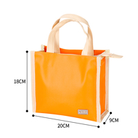 Sac à main portable imperméable à fermeture éclair en PVC personnalisable pour femme, idéal pour la vie quotidienne, les voyages et les courses