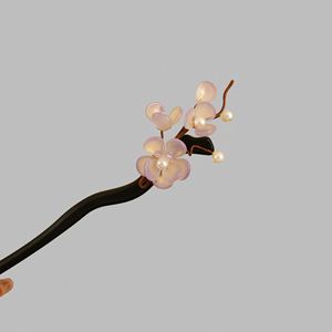 Palillos de madera para el cabello con perlas y borlas, horquillas chinas Hanfu, accesorios para el cabello, decoración para moños de señora de hadas, joyería para el cabello, regalos. - Product Image 2