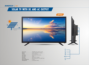 Solar Smart <b>TV</b> With 32-Inch Monocrystalline Silicon MPPT <b>Controller</b> Lithium Ion Battery Home Use 284Wh 18H Ground Mounting MRD62 - Product Image 1