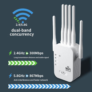 Amplificador de <span class=keywords><strong>Señal</strong></span> Wi-Fi de 1200 Mbps con 6 Antenas para <span class=keywords><strong>Ampliar</strong></span> el Rango de la Red Wi-Fi, Amplificador de Doble Banda de 2.4G/5G de Largo Alcance de 2 km para el Hogar - Product Image 5