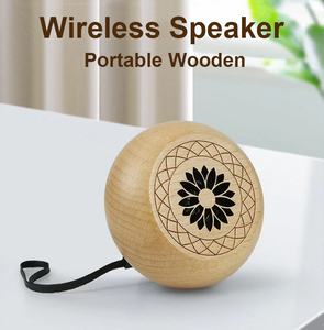 Wooden Bluetooth <strong>Speaker</strong> Retro Wireless Subwoofer Portable Outdoor Sports Home Creative Mini Smart <strong>Speakers</strong> - Product Image 3