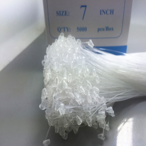 Nhựa Fastener Treo <span class=keywords><strong>Tag</strong></span> 7 "Snap Khóa Pin Vòng cho Quần Áo Rõ Ràng và Trắng Khóa Chân Vòng Pin - Product Image 5