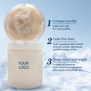 Crema Sbiancante a Marchio Privato Naturale e Biologica per Viso Luminoso Anti-Rughe con Fungo della Neve Anti-Età Rassodante Idratante con Vitamina B5 - Product Image 3