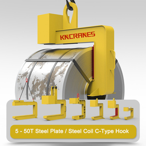 15 Ton 20 Ton Industrial Coil Sling Safe Hoisting Steel Coil Lifting C <b>Hook</b> for Warehouse Handling - Product Image 3