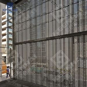 Écran de façade en métal expansé décoratif pour l'<span class=keywords><strong>architecture</strong></span> commerciale <span class=keywords><strong>moderne</strong></span> et les projets de bâtiments de bureaux - Product Image 2