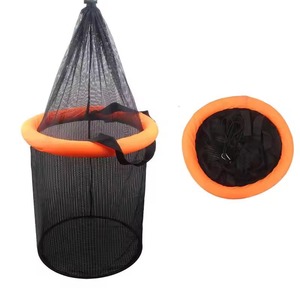 <span class=keywords><strong>Panier</strong></span> de pêche circulaire flottant, filet de pêche pliable en tissu maillé, portable, pour la protection des poissons en rivière et en mer - Product Image 4