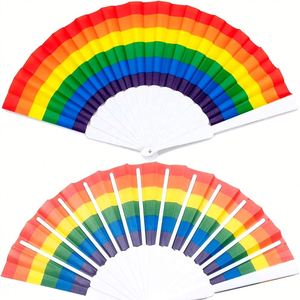Éventail en plastique PE - Décoration florale artificielle pour la maison et les entreprises - Product Image 3