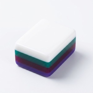 Premium Lilas Vert Américain Mahjong Ensemble Ciel Violet Support Chinoiserie Ginger Jar Vents Topiary Jokers Tile Board Coffret Cadeau - Product Image 2