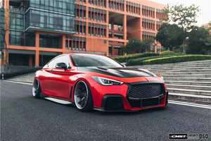ชุดแต่ง Infiniti Q60 คาร์บอนไฟเบอร์ สปอยเลอร์กันชนหน้าและหลัง สเกิร์ตข้าง - Product Image 3