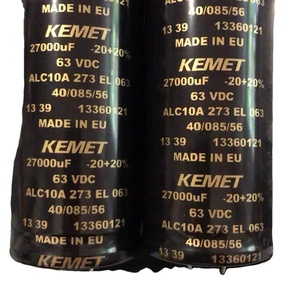 Thương hiệu ban đầu mới EU <span class=keywords><strong>kemet</strong></span> 27000uf 63V 3300UF 200V 40*80mm áp lực cao mật lọc nhôm tụ điện - Product Image 1