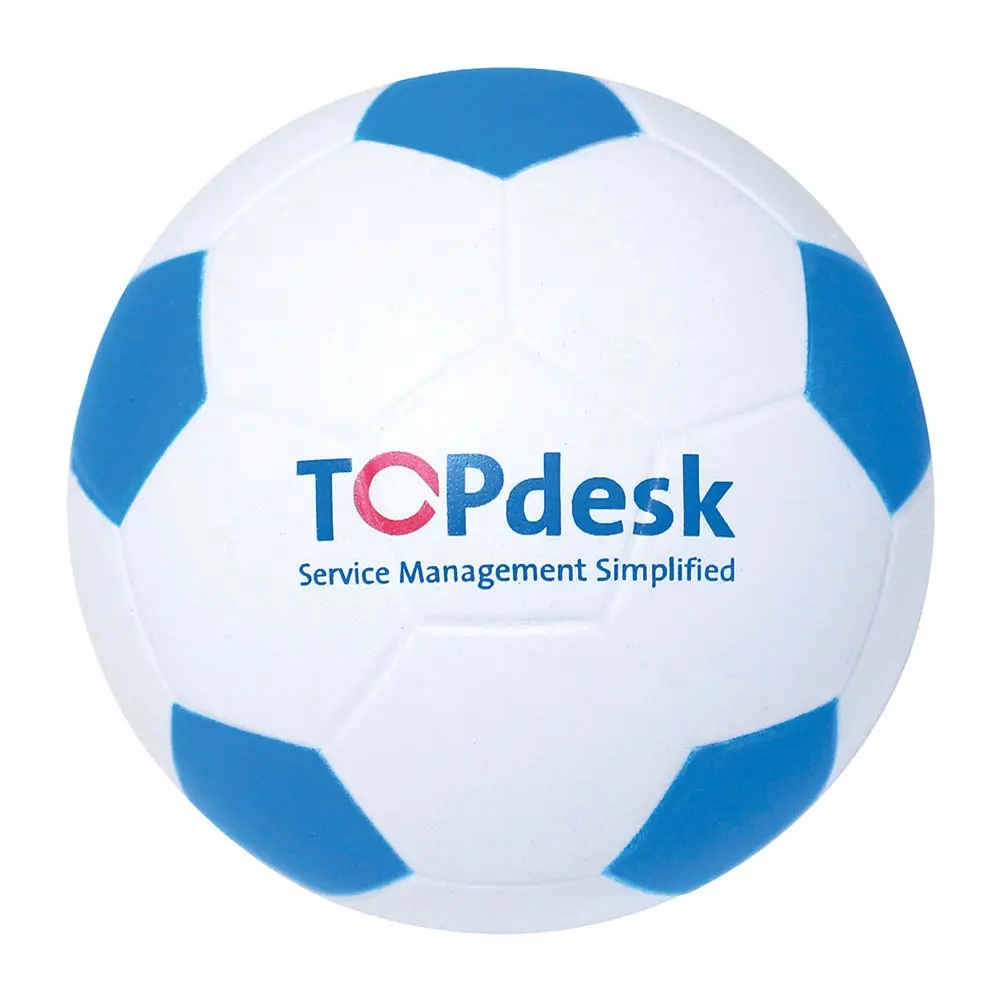 Venta al por mayor PU Anti Stress Memory Foam Soft Fidget Toy Stress Reliever Sponge Football Foam Soccer Stress Balls para Kid Play Ball