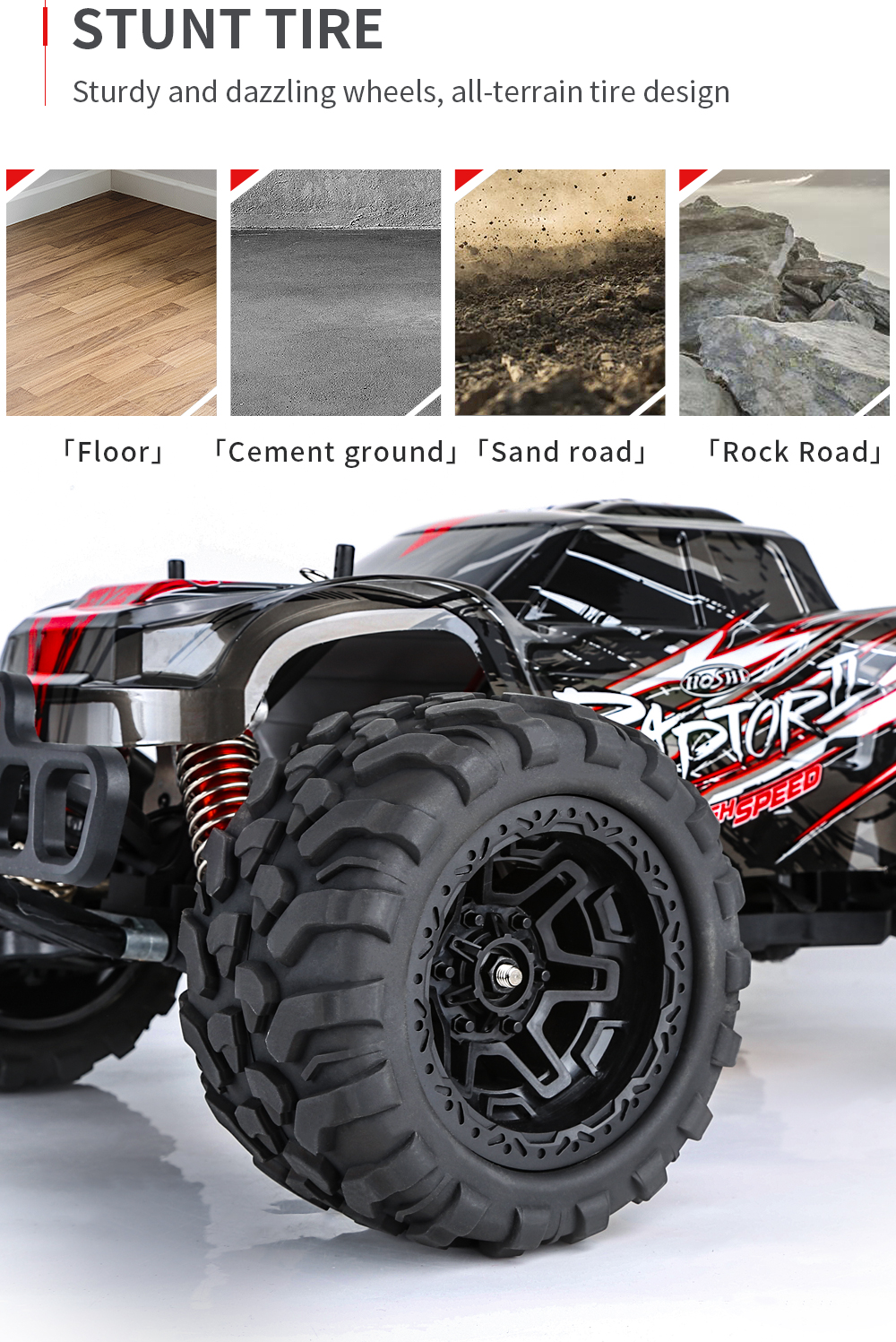 HOSHI N518 100km/h Brushless 4WD Off-Road RC Truck