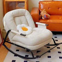 Canapé simple moderne inclinable pour adultes Chaise de loisirs pliante à usage domestique pour salon, balcon, chambre, hôtel/salle à manger en métal