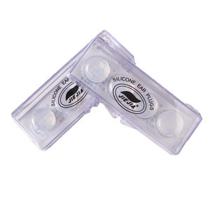 Tapones de silicona para los oídos Jiejia Ep-1, transparentes, suaves, impermeables, para deportes acuáticos, caja de 80 unidades. - Product Image 1