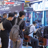Machine de jeu d'arcade de tir commerciale Yulong Sports Q4 multilingue à monnayeur, simulateur de tir d'arcade en gros