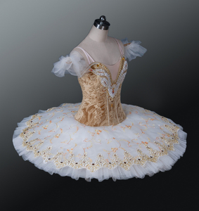 Ropa de baile de terciopelo personalizada, tutú de ballet profesional para niña, princesa YAGP, hada canaria - Product Image 2